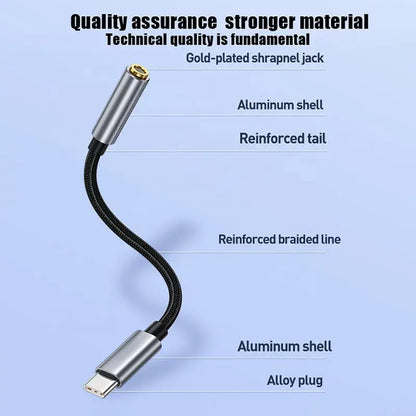 TypeC to 3.5mm Audio jack - DEBOCK